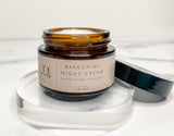 Anti aging Bakuchiol night cream moisturizer