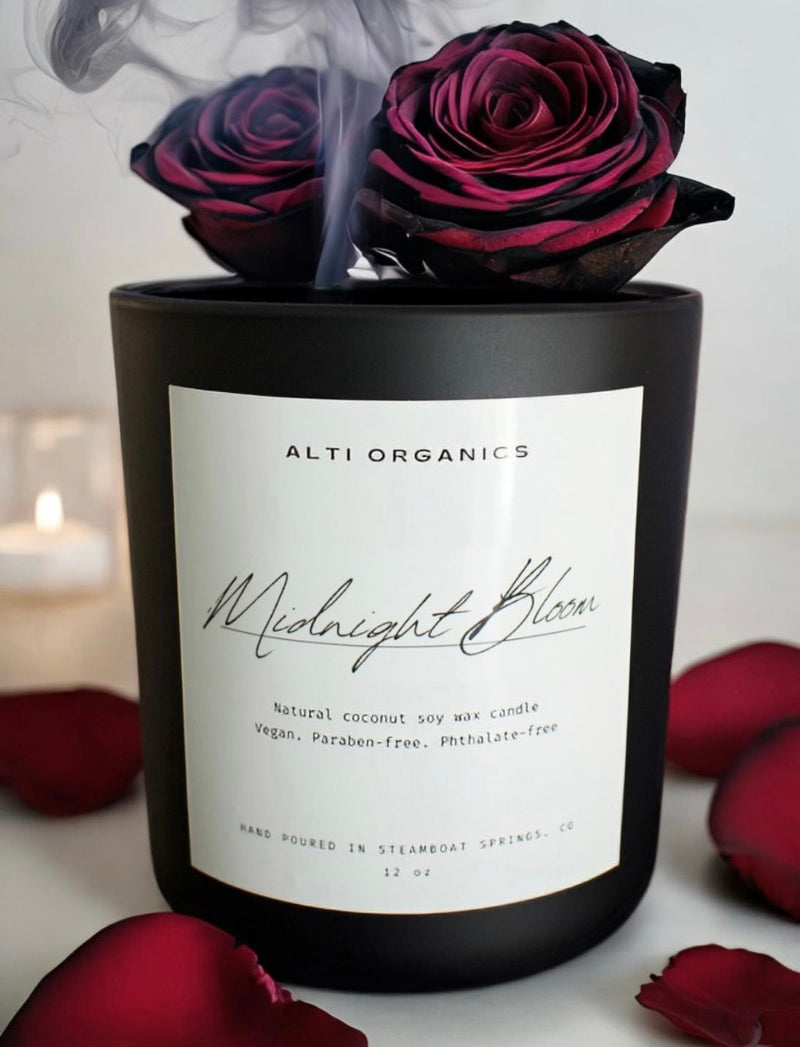 Midnight Bloom Candle