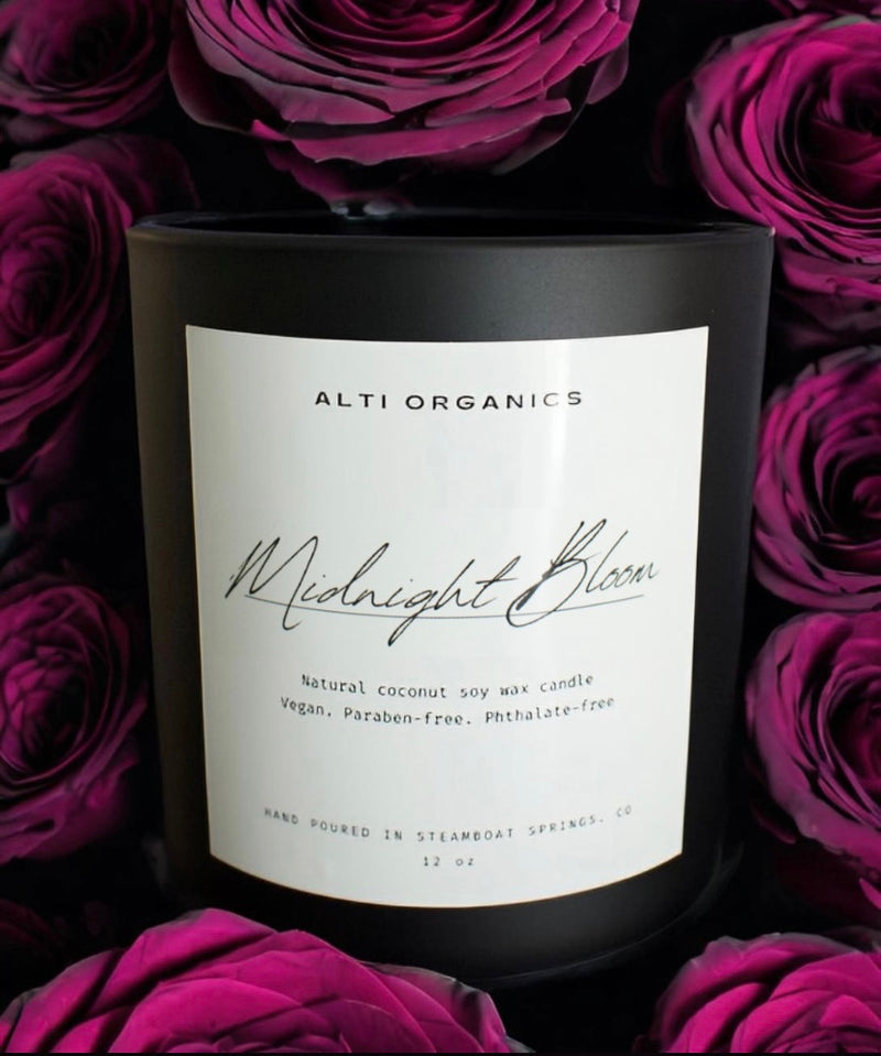 Midnight Bloom Candle
