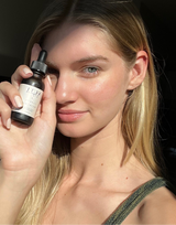 glowing skin from lightweight clarifying facial oil for acne